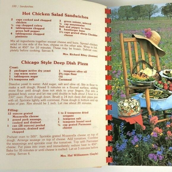 Lone Star Legacy II Cookbook by Austin TX Junior Forum Hardcover Spiral 1986 - Picture 8 of 12